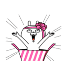顔芸うさぎ3(個別スタンプ:8)