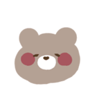 シンプルなイラストくまさん隊 Lineスタンプ ぷりんえんじえる