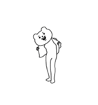キモ激しく動く☆ベタックマ☆文字なし1(個別スタンプ:1)