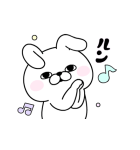 うさぎ100% うごく2(個別スタンプ:5)