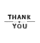 ハンドレタリングの英語で一言 Lineスタンプ Kurochi