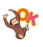 おさるのジョージ で毎日ワクワク Lineスタンプ Universal Studios