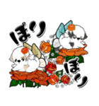 シーズー犬59『薔薇の妖精かな？』（個別スタンプ：32）
