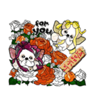 シーズー犬59『薔薇の妖精かな？』（個別スタンプ：38）