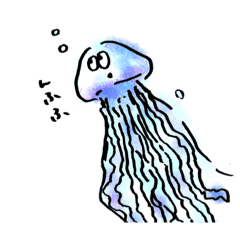 くらげさんたち Lineスタンプ おざき