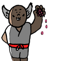 妖怪小豆洗い Lineスタンプ スーパーボブスン