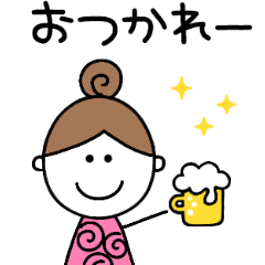 うずまきさん5 Lineスタンプ あめこ