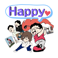 いけてるfamily Lineスタンプ みなさんetc