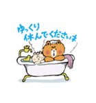 毎日使える、ほっこりクマさん。（個別スタンプ：10）