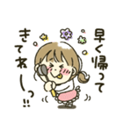 女の子★ラブラブ（個別スタンプ：8）