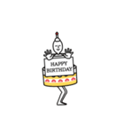 動くケーキ人（個別スタンプ：7）