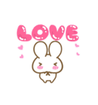 みみうさぎ【気持ちつたえたい】（個別スタンプ：15）