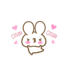 みみうさぎ【気持ちつたえたい】（個別スタンプ：17）