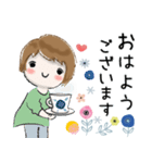 普通に大人女子 春よ来〜い『春編』（個別スタンプ：1）