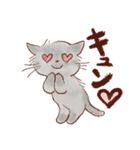 想いを伝える猫たちのスタンプ（個別スタンプ：8）