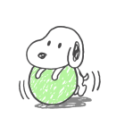 スヌーピー 友だち言葉 （落書きアート）（個別スタンプ：20）