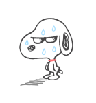 スヌーピー 友だち言葉 （落書きアート）（個別スタンプ：35）