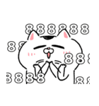 生きづらい猫【背景が動く！】（個別スタンプ：15）