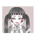 地雷女 達のスタンプ Lineスタンプ もかふしぎ