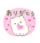 ぽふぽふポメラニアンの春スタンプ（個別スタンプ：13）