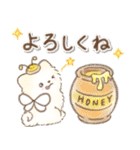 ぽふぽふポメラニアンの春スタンプ（個別スタンプ：18）