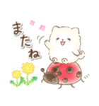 ぽふぽふポメラニアンの春スタンプ（個別スタンプ：40）