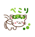 しろねこ♡毎日使う言葉 春（個別スタンプ：13）