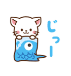しろねこ♡毎日使う言葉 春（個別スタンプ：21）