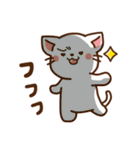 しろねこ♡毎日使う言葉 春（個別スタンプ：27）
