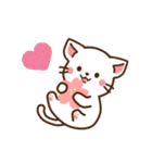 しろねこ♡毎日使う言葉 春（個別スタンプ：36）