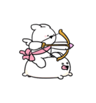 すこぶる動くちびウサギ＆クマ【愛3】（個別スタンプ：17）