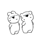 すこぶる動くちびウサギ＆クマ【日常】（個別スタンプ：5）