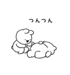すこぶる動くちびウサギ＆クマ【日常】（個別スタンプ：15）
