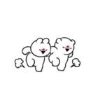 すこぶる動くちびウサギ＆クマ【日常】（個別スタンプ：16）