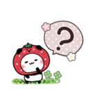 パンダ詰め。苺（個別スタンプ：34）