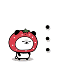 パンダ詰め。苺（個別スタンプ：36）