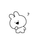 すこぶる動くウサギ【プチ】（個別スタンプ：10）