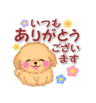 毎日使える♥かわいいトイプードル（個別スタンプ：8）