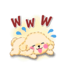 毎日使える♥かわいいトイプードル（個別スタンプ：22）