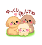 毎日使える♥かわいいトイプードル（個別スタンプ：36）