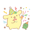 ポムポムプリン みんなでお祝い♪（個別スタンプ：13）