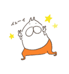 ねこタイツのゆるい微笑み（個別スタンプ：5）