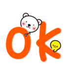 棒くまちゃんの日常スタンプ（個別スタンプ：3）