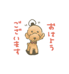 トイプードルだよ★（個別スタンプ：5）