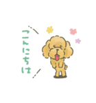 トイプードルだよ★（個別スタンプ：7）