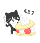 ハチワレ猫こてつ（個別スタンプ：17）