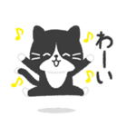 ハチワレ猫こてつ（個別スタンプ：25）