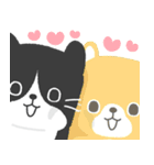 ハチワレ猫こてつ（個別スタンプ：38）