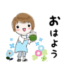 普通に大人女子 夏はすぐそこ（春〜夏編)（個別スタンプ：1）