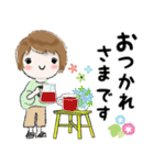 普通に大人女子 夏はすぐそこ（春〜夏編)（個別スタンプ：14）